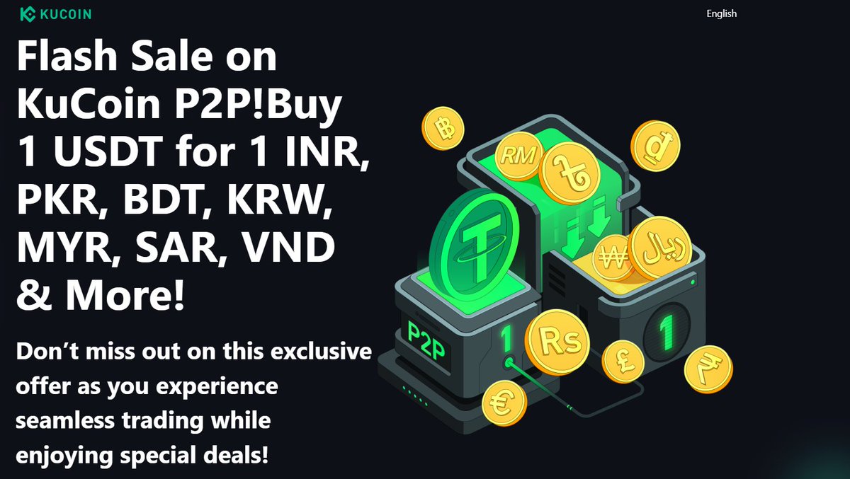 LuxmanMiguel's tweet image. Event 🚨 Flash Sale on KuCoin P2P! Buy 1 USDT for 1 INR, PKR, BDT, KRW, MYR, SAR, VND &amp;amp; More!

don't miss to register and join this even guys! Can check the details more here kucoin.com/announcement/e…

#Crypto #Gems #100x #Trading #Giveaway $XNO $CA $HSF $BLD $BILLY $TOMS $PEPE