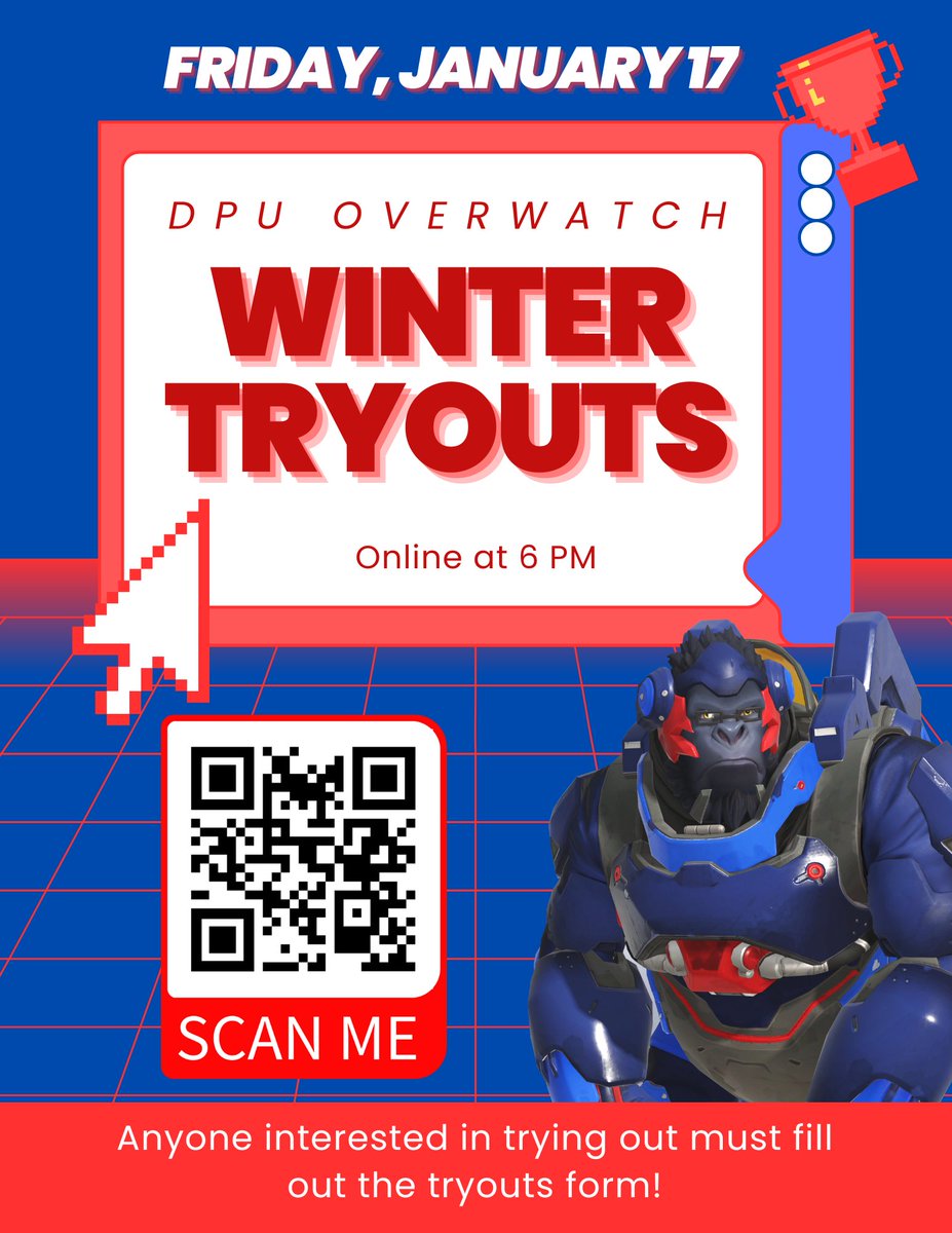 It is that time of the year again for our Winter Quarter try outs!!

- To learn more please join our discord server!!
- discord.gg/4DJ5Fmxv