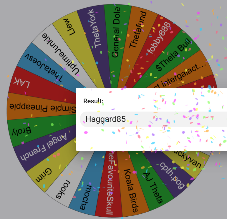 CONGRATULATIONS <a href="/donald32557450/">Haggard85</a> and <a href="/balancelife888/">Matisse</a>!!!

You have each won <a href="/Theta_Network/">Theta Network</a> NFT hoodie for tuning in LIVE to AMA!!!

Please message us directly on X to claim your promo code ASAP!!!