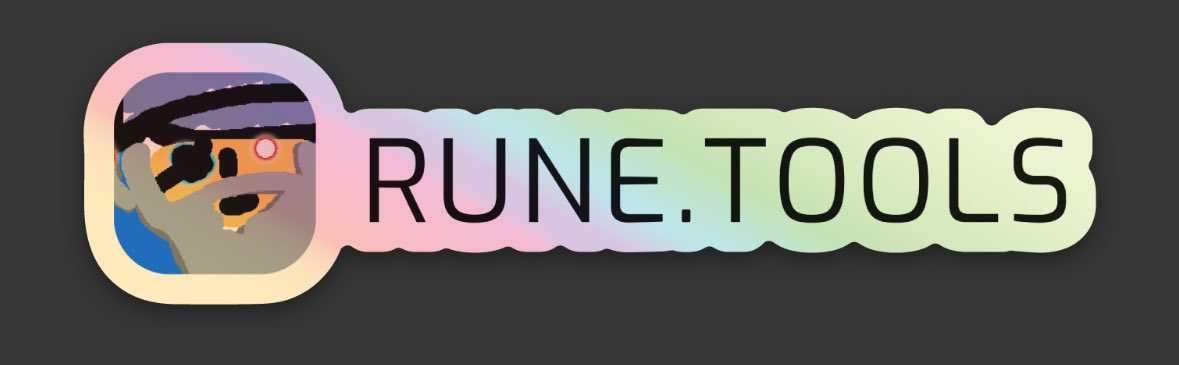 RuneDotTools's tweet image. Laser eyes sticker
