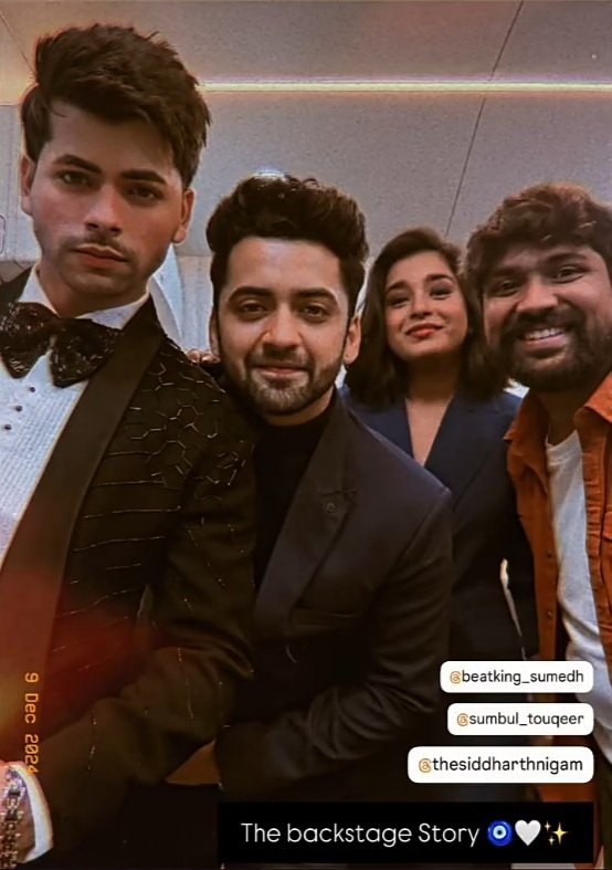 Sum, Siddharth, Sumedh and Krishi 😍🫶🏻🤌🤍✨❤️💫

#SumbulTouqeerKhan 
#SiddharthNigam
#SumedhMudgalkar