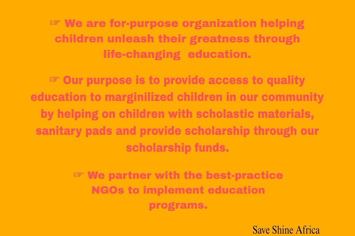 SaveAfric1's tweet photo. Who is Save Shine Africa? https://t.co/omK9gRjW8W
