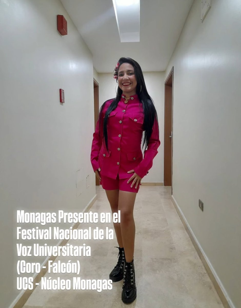 #Entérate| Nuestra #DianaMata, representante Universitaria de nuestro estado Monagas colocando en alto la Universidad de las Ciencias de la Salud "Hugo Chávez Frías" Núcleo Monagas, en el #FestivalNacionalDeLaVozUniversitaria