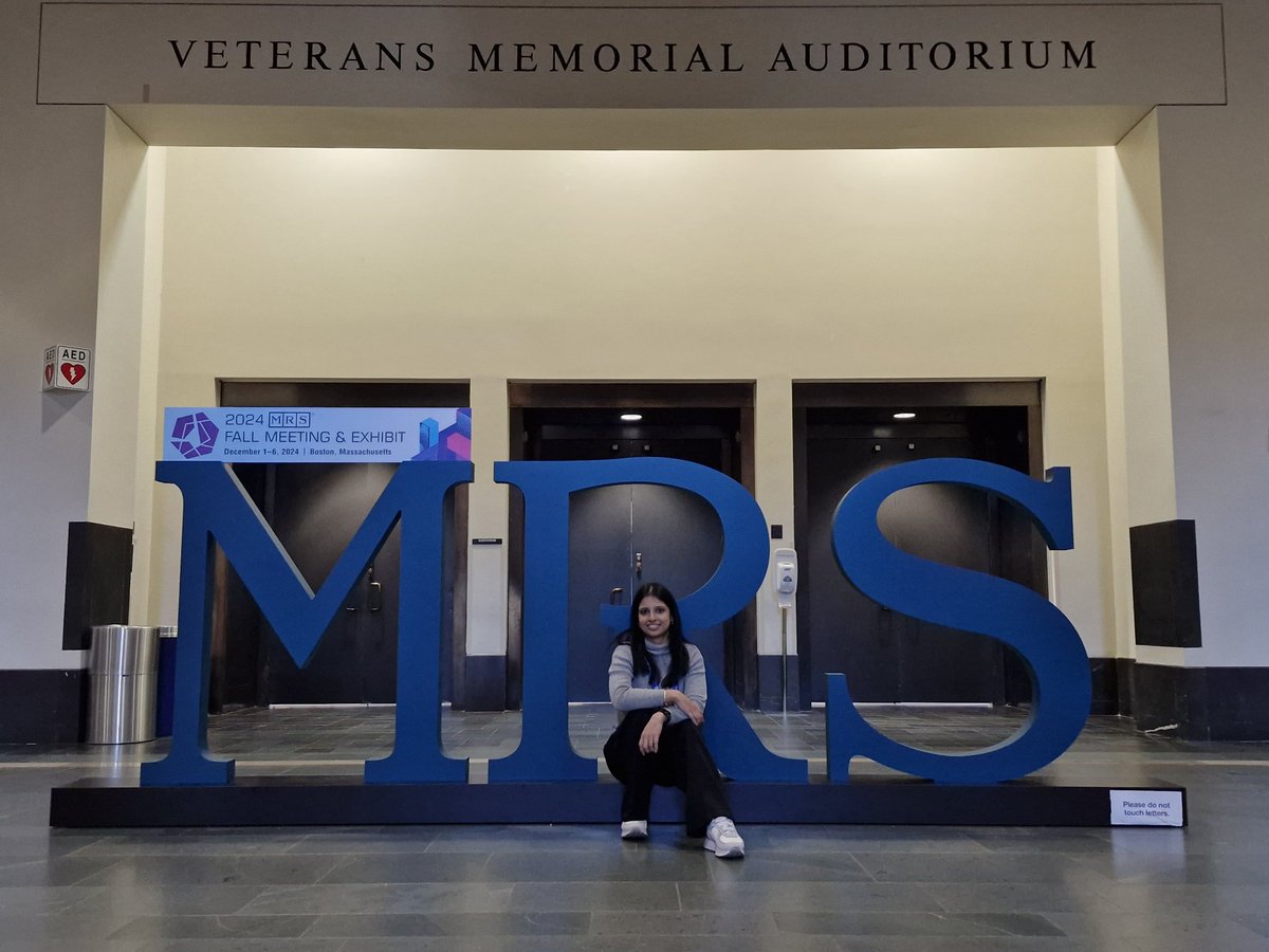 I had the privilege of giving an oral presentation at #F24MRS and gained a lot of knowledge regarding materials.
<a href="/Materials_MRS/">Materials Research Society (MRS)</a> <a href="/AllahabadHri/">HRI Allahabad (Prayagraj)</a>