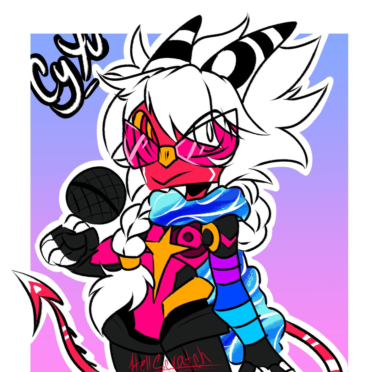 ArtsScratch's tweet photo. @CyYuVtuber imp fan art of CyYu had fun drawing him https://t.co/aV8YB1kFmu