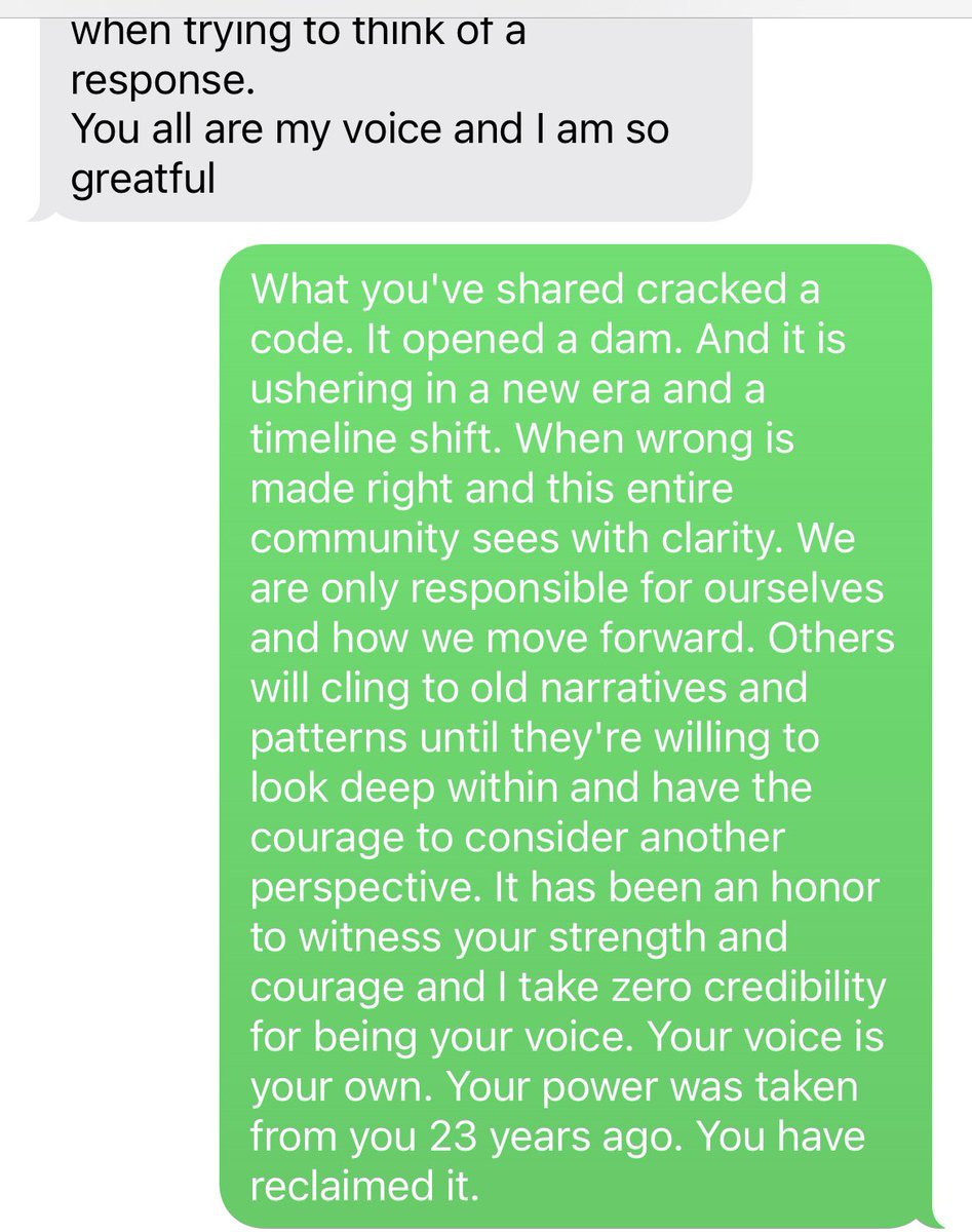 theamberdenae's tweet photo. 🧵 I am sharing these private messages between ‘Erin’ and myself with her permission because I believe it holds so much weight and shows the importance of advocacy for victims of all forms of sexual and spiritual abuse in the church. #drmichaelbrown #churchtoo #timetodobetter https://t.co/dFbyvlkPdg