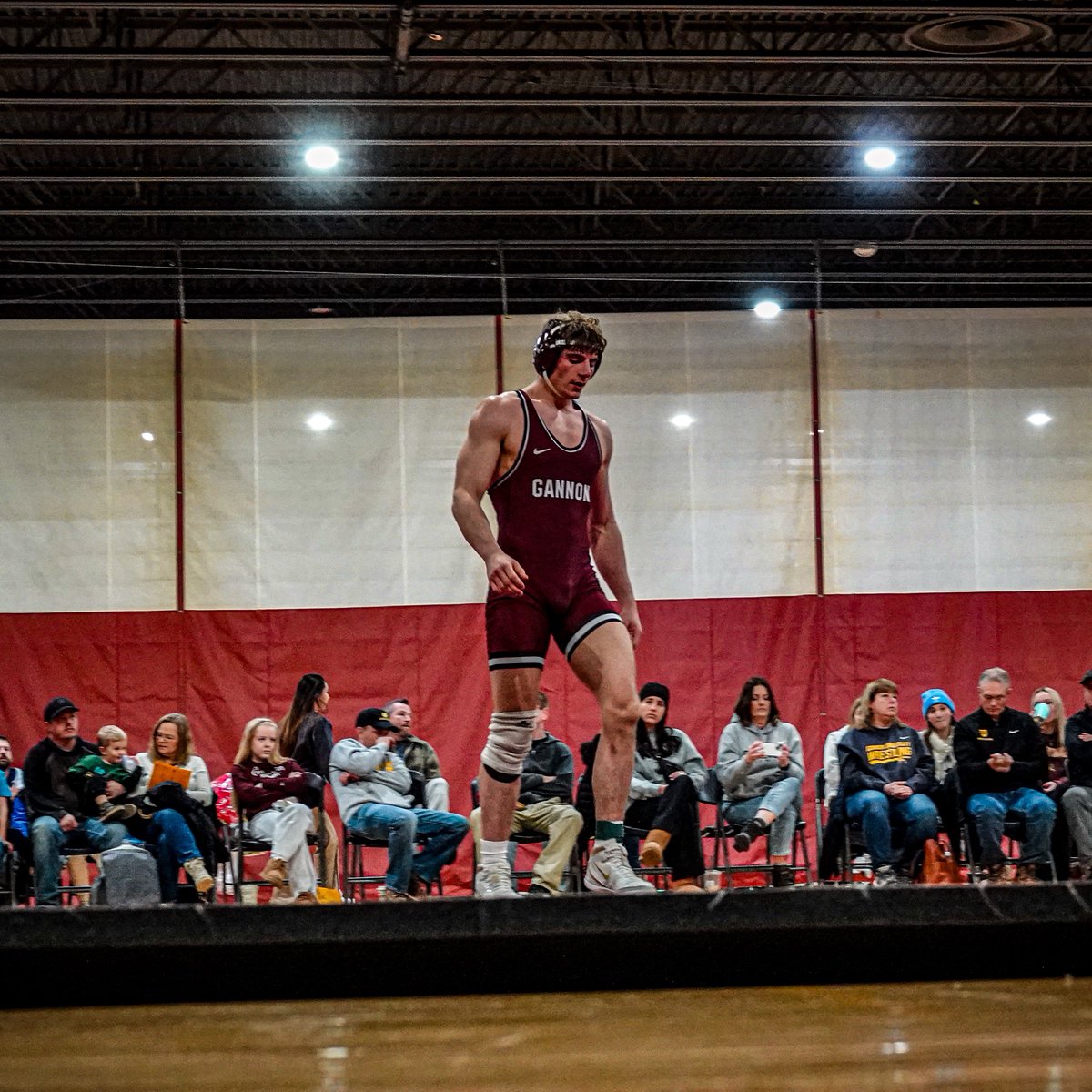 Action 📸 from today’s dual versus Shippensburg! #GannonWrestling