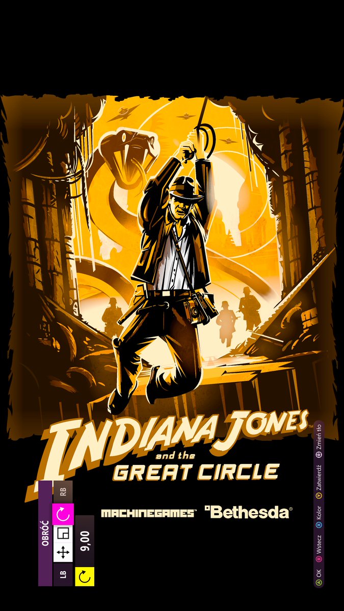 Fallenwolf_146's tweet photo. #IndianaJones and the Great Circle is now available! 💚🤠💚
@ForzaHorizon 5 vinyl creator 
Original poster @RicoJrCrea 🔥
#IndianaJonesandtheGreatCircle 
#Forza #ForzaHorizon5 #FH5
#Xbox #XboxGamePass https://t.co/OFYEXScFcL