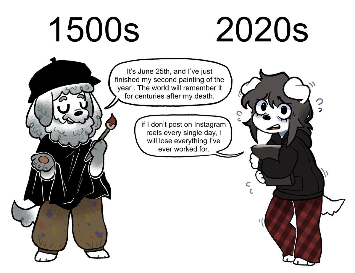 Being an artist is hard