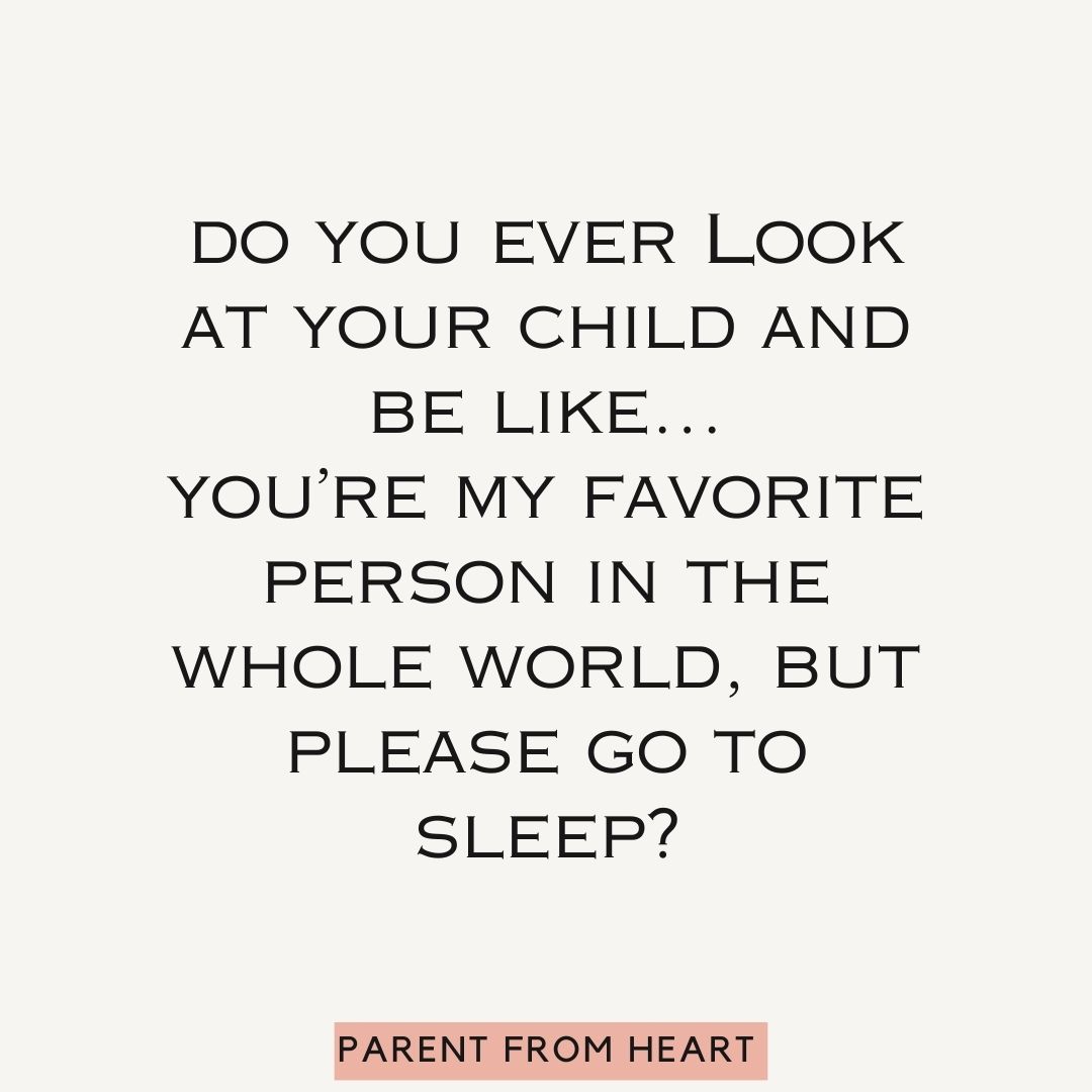 Please...and as soon as you finally fall asleep, I will miss you instantly and look at photos of you I took throughout the day 😂parentfromheart.com/navigating-the…
