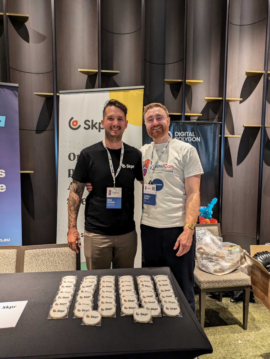 🍪 We have cookies! Visit our team at the #Skpr
booth at #DrupalConAsia to claim yours. 😋
#DrupalConSingapore #freecookies #hostingplatform