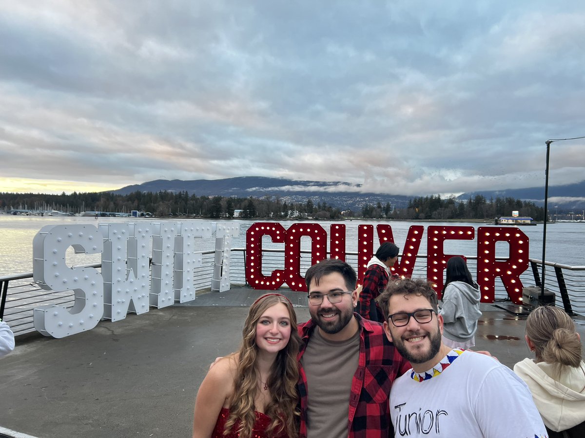 BreyleySamuel's tweet photo. After 148 shows the day is finally here! So privileged to be going to the last night of #TSTheErasTour!!! We will miss the grainy live steams and the #Ticketmaster great wars. @taylornation13 @taylorswift13 we love you 💚💛💜❤️🩵🖤🩷🩶🤎💙🤍 https://t.co/ttw5RSYoL3