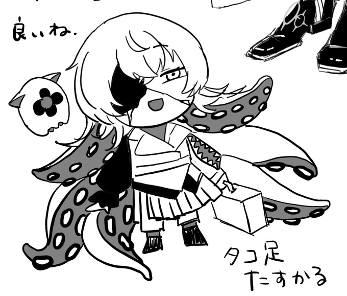 いい感じに描けたデフォ 