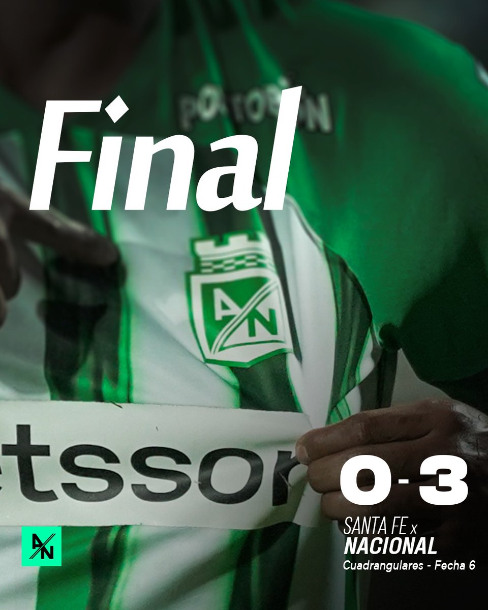 nacionaloficial's tweet photo. SFE 🆚 NAL |⏱️| 90' | 0-3 | Termina el partido en Bogotá.

¡Victoria para el Verde! 

#MinutoAMinutoVerdolaga🇳🇬 https://t.co/WHlTfrowFP