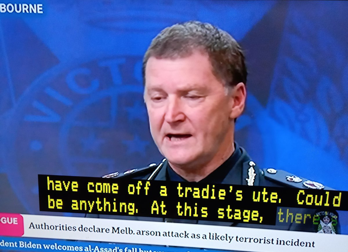 Philssay's tweet photo. Yep...he actually said it . The .22 calibre bullet found outside the synagogue could have come from a tradies Ute.
How incompetant can one man be? https://t.co/CWyhtlelyL