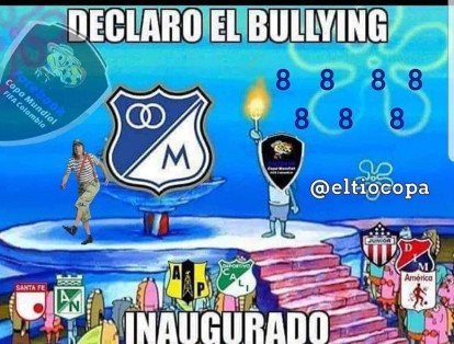 andriv123's tweet photo. declarado el bullying  para Millonarios https://t.co/jnog8oBMt5