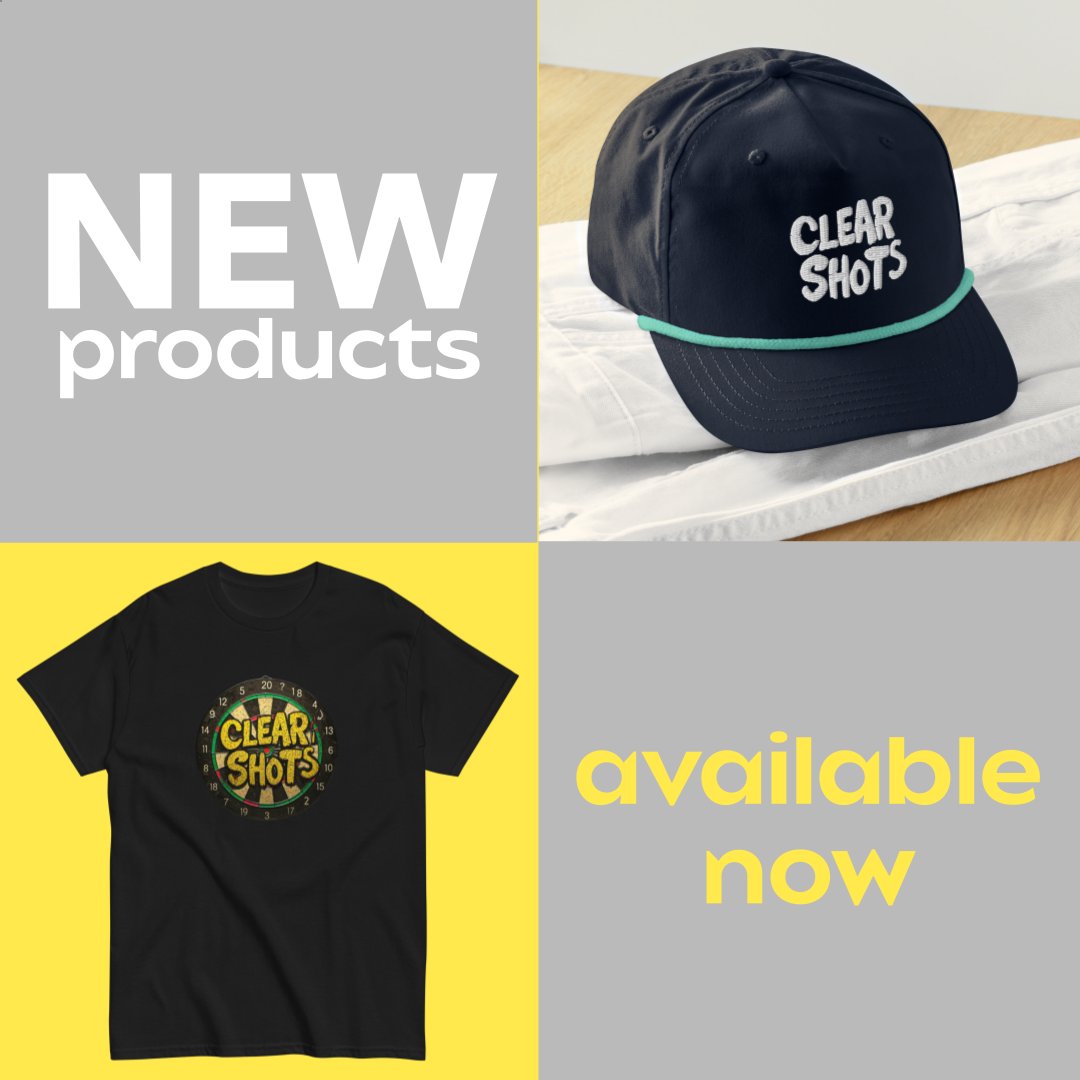 We have a LOT of brand new items now available in the store!
clearshotspodcast.square.site