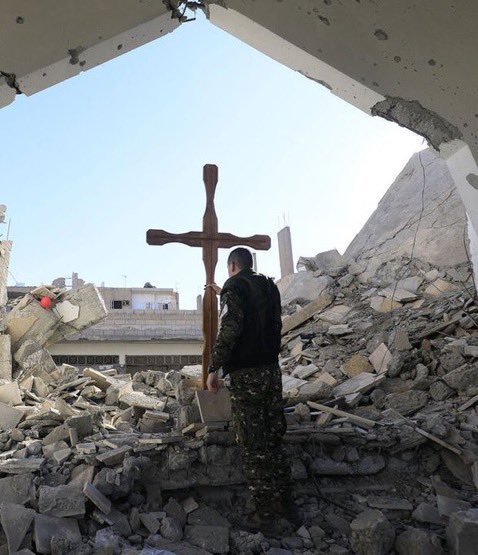 Syrian Catholic ArchBishop Mourad: “This is the end of the great history of Christians in Aleppo.” 

catholicvote.org/syrian-archbis…
 
In 2014, <a href="/BarackObama/">Barack Obama</a> destroyed Christianity in Mosul after a 2,000 year history. 

In 2024, <a href="/JoeBiden/">Joe Biden</a> destroys Christianity in Aleppo after a 2,000 year