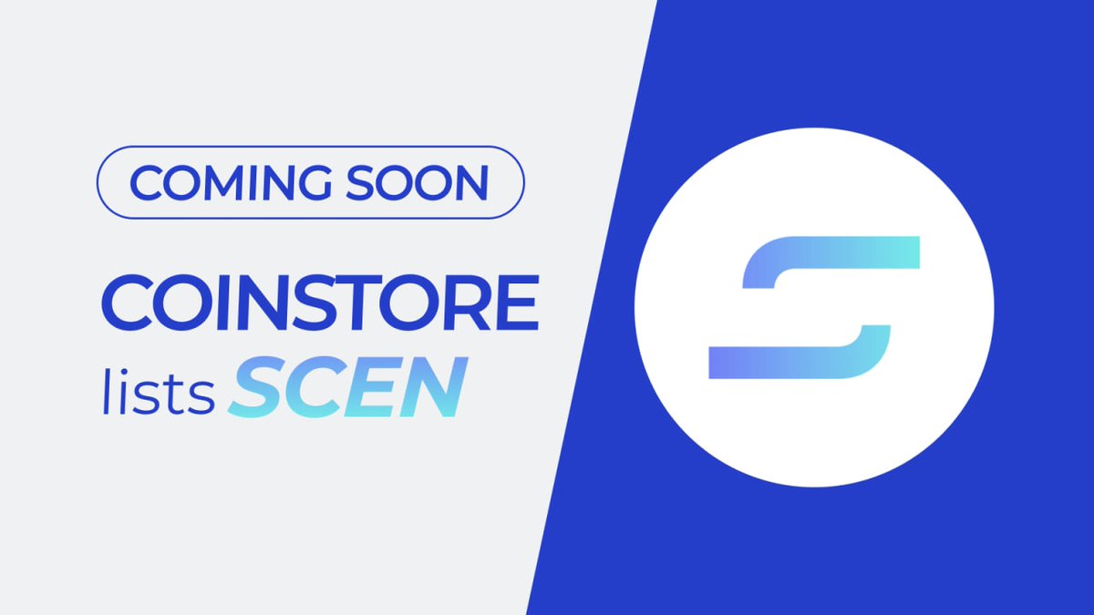 CoinstoreExc's tweet photo. 🔥NEW LISTING ON COINSTORE🔥

👏Welcome: @sceniumapp $SCEN👏

👇Watch this space for more👇
🌎 Official website: https://t.co/95a2bWbA89
👩‍👦 Official Telegram: https://t.co/hZOWvqA1QR https://t.co/PJSXh4aiam