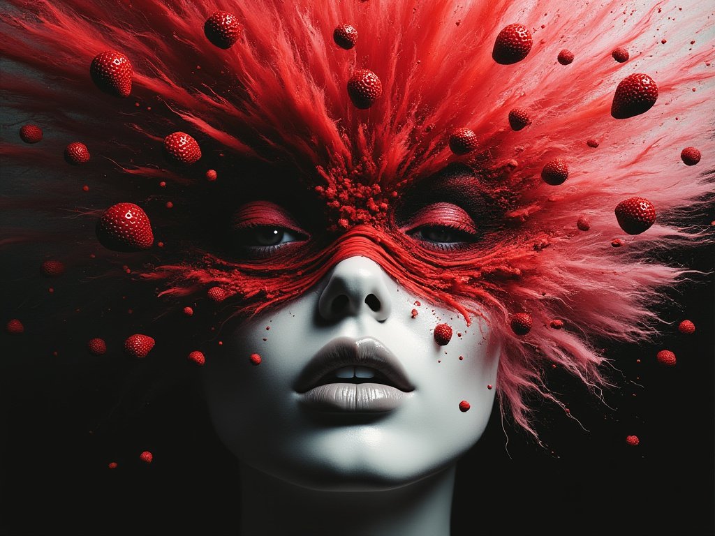MikeRandomArt's tweet photo. ▫️don't understand▫️
🔹⚫⚪🔴🔹
#AIart #redblackwhite #redwithbandw https://t.co/icH4YUTmHk