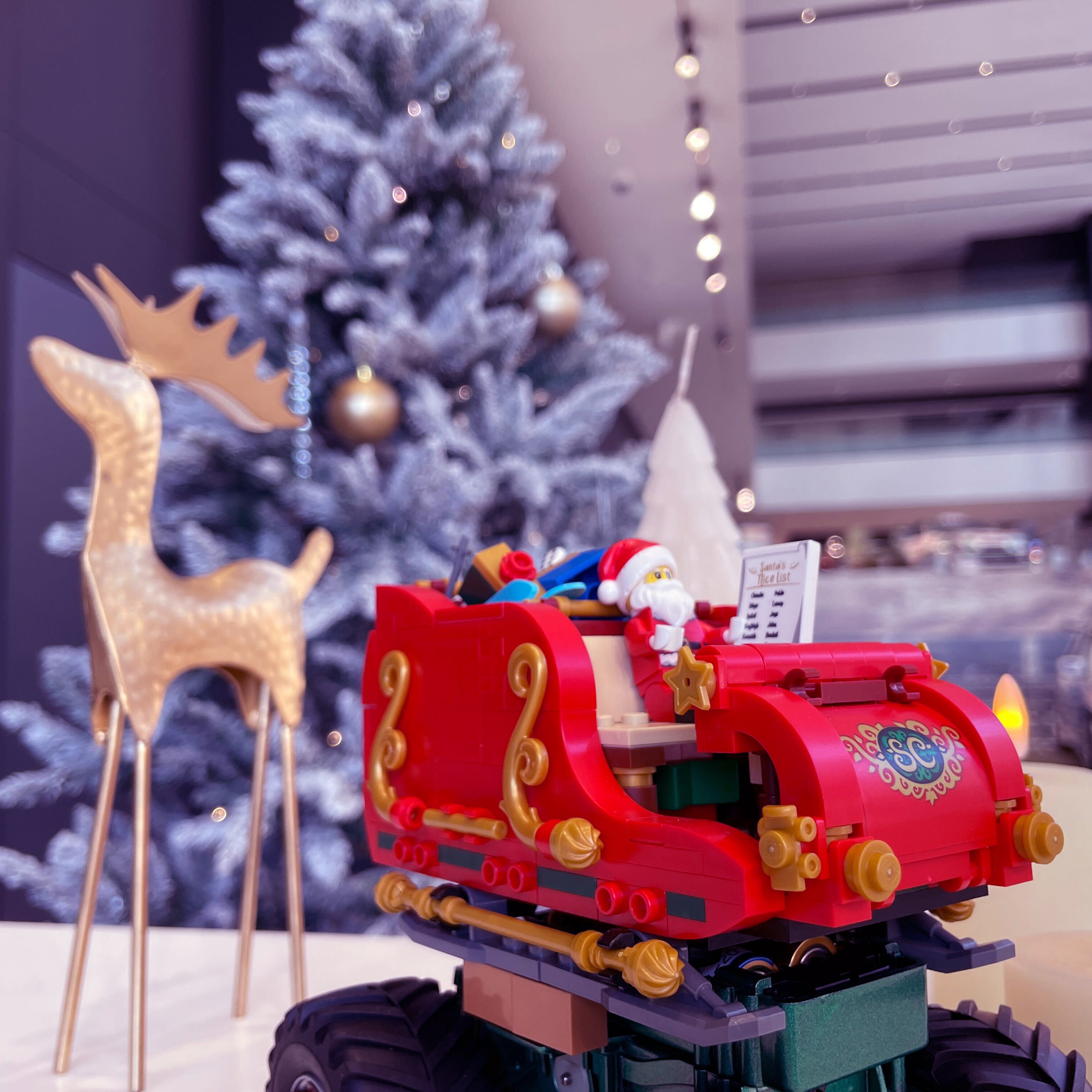 富士からのクリスマス CHIKYU GREETINGS クリスマスカード 和風 海外向け 赤富士と桜