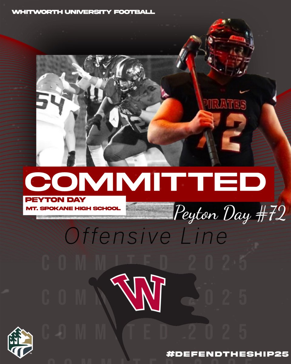 I’m proud to announce that I will be continuing my football career at Whitworth University. Thank you to all of my coaches, teammates, family and friends for all of the support. <a href="/MtSpokaneFB/">Mt Spokane Football</a> <a href="/TommyB_K/">Tommy Boyer-Kendrick</a> <a href="/TerryCloer/">Terry Cloer</a> <a href="/CoachWhite49/">Matt White</a> <a href="/dfigs6/">Dan Figueira</a> <a href="/WhitworthFB/">Whitworth FB</a> <a href="/coachsandberg/">Rod Sandberg</a> #Gobucs