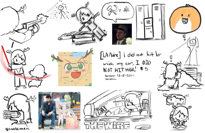 Fauna's LA Noire stream doodles for tonight!

#FineFaunart 
