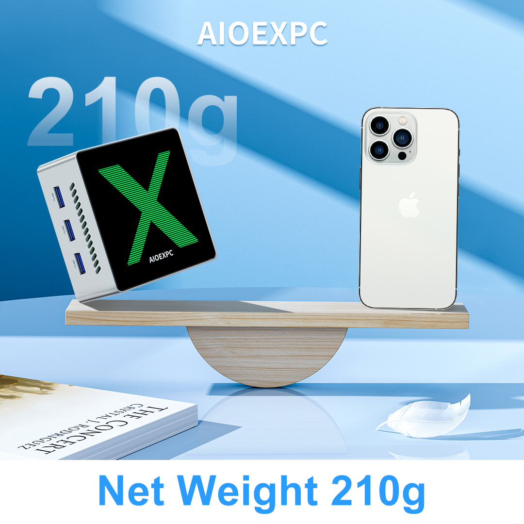 aloexpc10489's tweet image. 🚀 Weighing just 210g, Aioexpc N95mini pc is your pocket powerhouse! Lightweight but packs a punch – perfect for crushing work goals 💼 or chilling with epic entertainment 🎮 anywhere, anytime! 💪✨

#Aioexpc #N95miniPC #Aioexpcminipc #minipc #techlife #portablepower