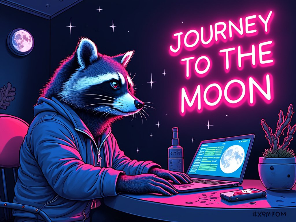 RacoonCoinXRP's tweet photo. Raccoon Crew is still working for the mission "Journey to the moon". Refining the big news actually. Announcement will happen in the next hours today.

#XRP #XRPArmy #RaccoonCrew https://t.co/3lEGGqsnwI