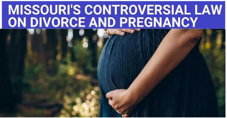 dgarnes's tweet photo. A decades-old law in Missouri does not allow pregnant women to file for divorce, even in cases of domestic violence. The law requires women to disclose whether they are pregnant when filing for divorce. 
#divorce #childcustody #childsupport #alimony
https://t.co/HTXlaOVf9o https://t.co/zHONF7NMkQ