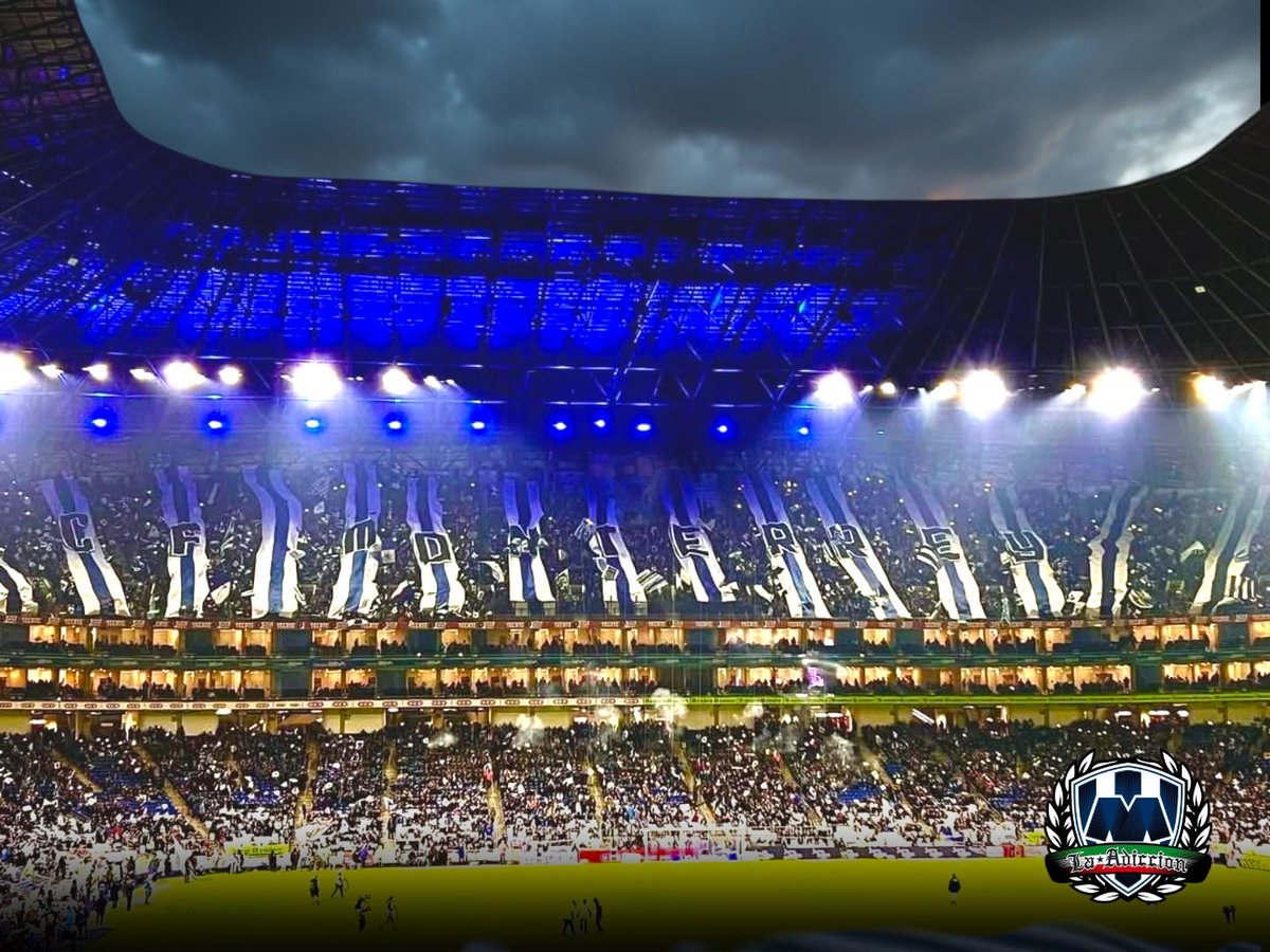 LAADICCIONCFM's tweet photo. 🏴󠁧󠁢󠁳󠁣󠁴󠁿 CF MONTERREY 🇫🇮 

Impresionante el empuje de la tribuna desde antes del partido, gracias a todos los que se sumaron para llevar el color a la tribuna, todo sumó, la banderas ondeándose… al frente Rayado y a lo que sigue…

Escuchen la fiesta que hace su gente🎶

#LaAdiccion🇫🇮 https://t.co/FaxZReIQF1