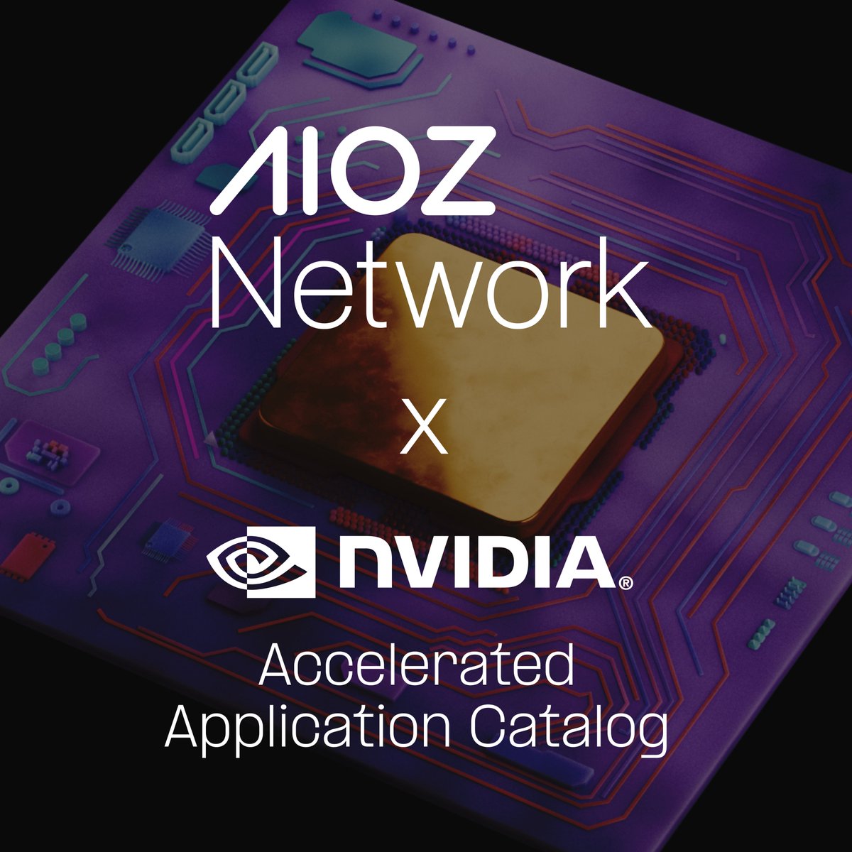 AIOZ Network is proud to be the first DePIN project featured in the NVIDIA Accelerated Application Catalog.

This recognition by <a href="/nvidia/">NVIDIA</a>, the world's largest GPU provider, marks a major milestone for <a href="/AIOZNetwork/">AIOZ Network</a> AI DePIN infrastructure.

NVIDIA developers can explore AIOZ DePIN