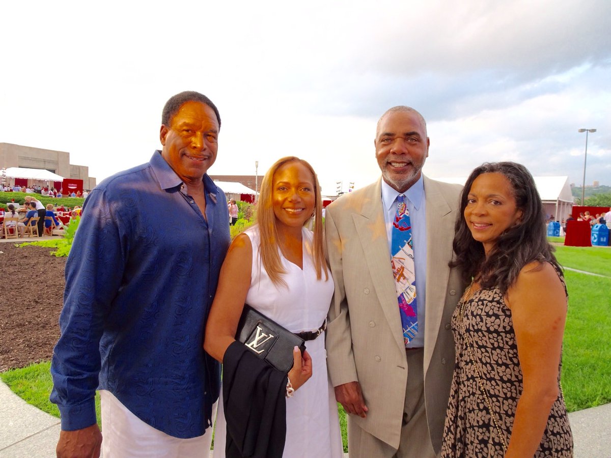 Me and Tonya with my friend and former teammate Dave Parker and his wife Kelly; our newest elected ⁦<a href="/baseballhall/">National Baseball Hall of Fame and Museum ⚾</a>⁩ player. Dave and I wreaked havoc on the opposition in the NL in the 70’s. So happy for you my man!