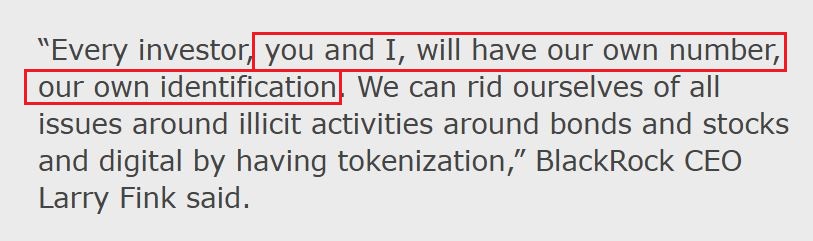 OculumLabs's tweet photo. the Blackrock CEO describes Obsidian's Biometric IDs and what our Intel Drops (https://t.co/a6tXiKqwoQ) have warned of for over two years:
(https://t.co/ui6n4MWz9U)
#csrq #usdr #cbdc #agenda2030 #wef #btc #xrp $xrp #obsidian #trump #elon #starlink #digitalid https://t.co/Hcbjvzm8dr