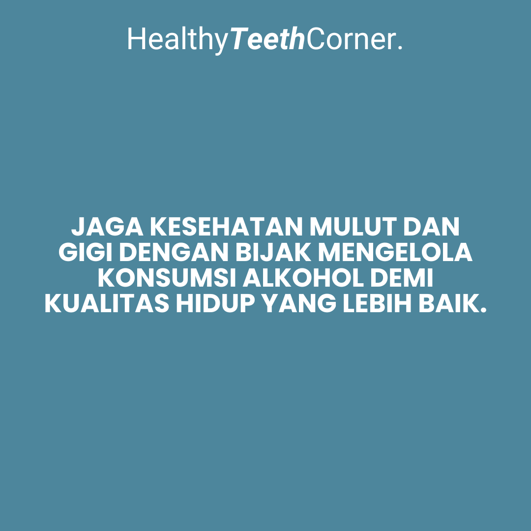Teeth_Corner's tweet photo. Yuk, mulai sekarang bijak mengelola konsumsi alkohol. Batasi asupan dan rawat gigimu secara rutin. Ingat, senyum sehat dimulai dari kebiasaan yang sehat!

#healthyteethcorner #Hodcaa #DentalClinic #DentalClinicBSD #PemiumDentalClinic #aestheticdental #israel #Cambodia https://t.co/qHfHV1CNI4