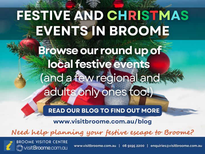 Come and enjoy all that Broome has to offer this festive season. Browse these fun and festive Christmas events in our Festive and Christmas Events in Broome blog
visitbroome.com.au/blog/2024/fest…