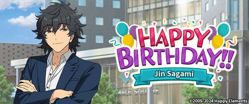 🎉Today is the birthday of Jin Sagami!

🎂Happy Birthday to Jin!

🎁Repost &amp;❤️
2 Producers: 10 DIA Scout Tickets

#EnsembleStarsMusic