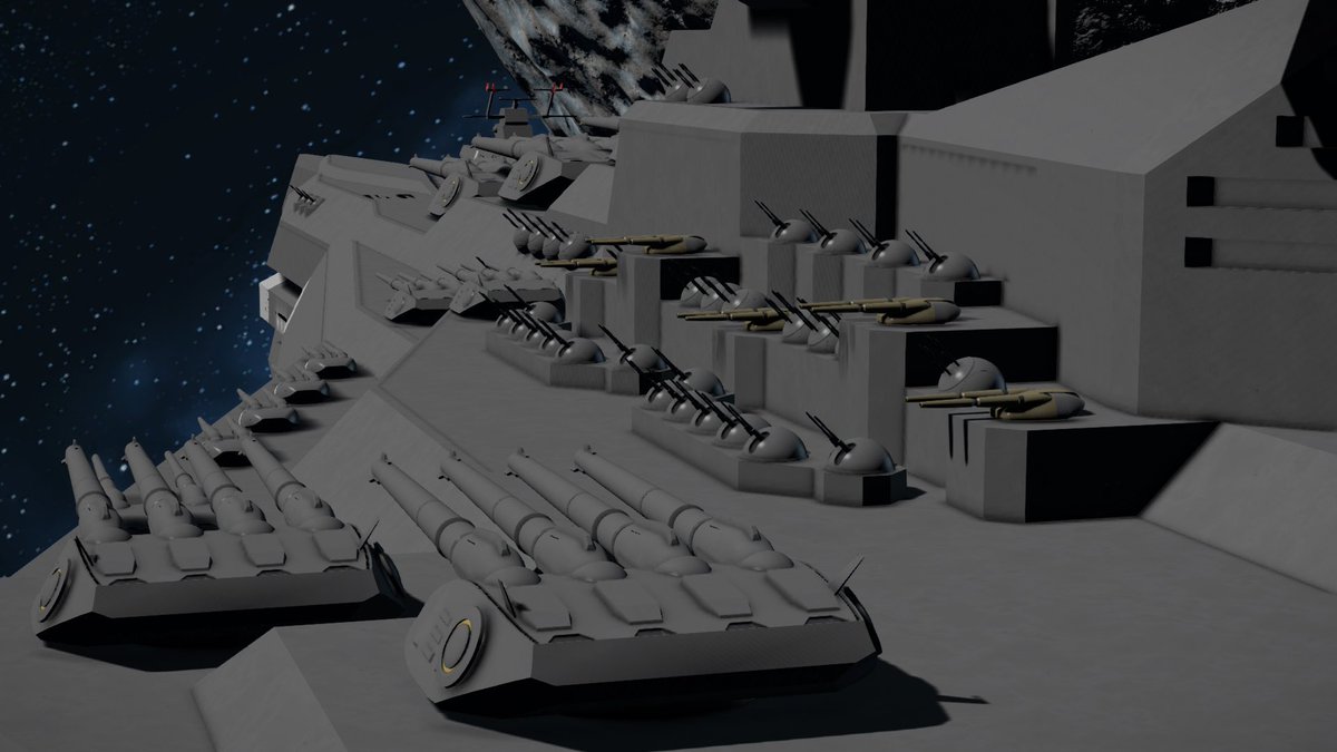 ribera1945e's tweet photo. #みんなの戦艦見せ合っていいねやrpしようよ
#SpaceEngineers  で作った戦艦！ https://t.co/vHOZXo4UIE