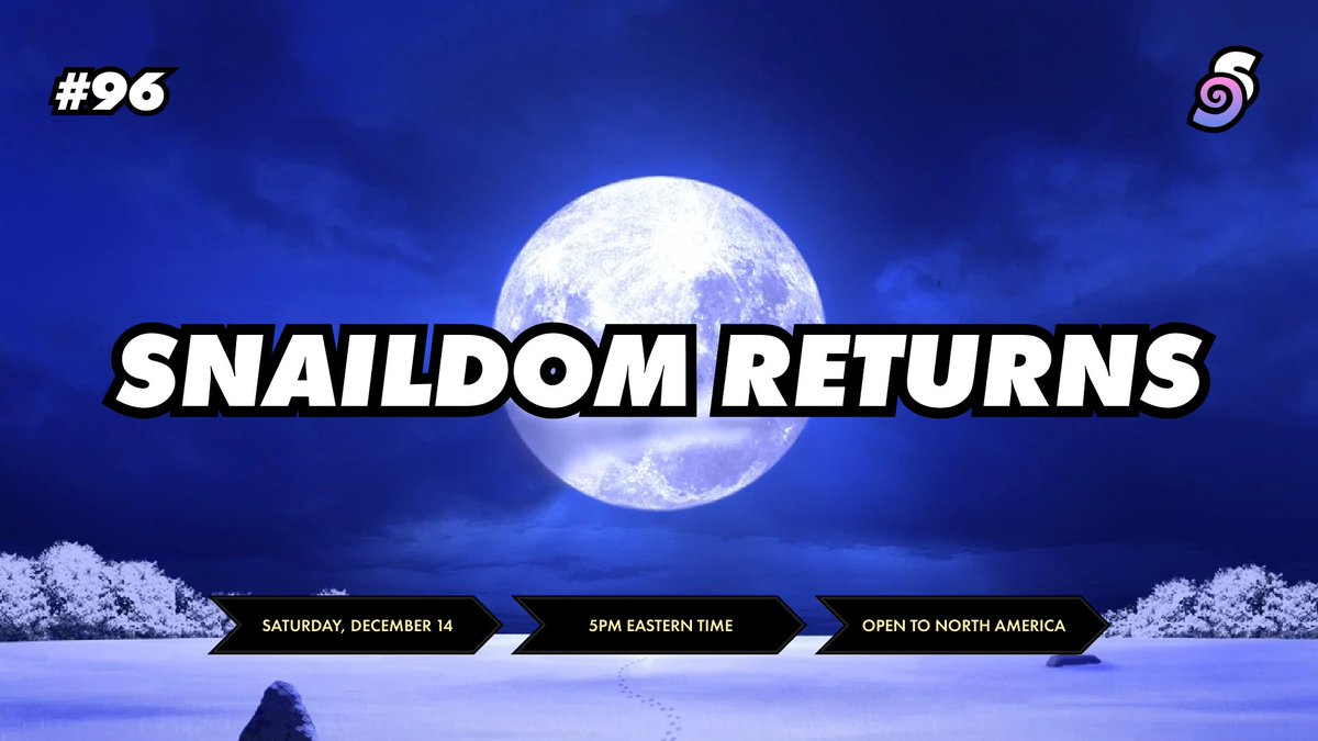 SnaildomFGC's tweet photo. We're back.
A new format, a new look, a new era.
See you next Saturday.

https://t.co/evhQ7aBpVz https://t.co/QgbnUNU64h