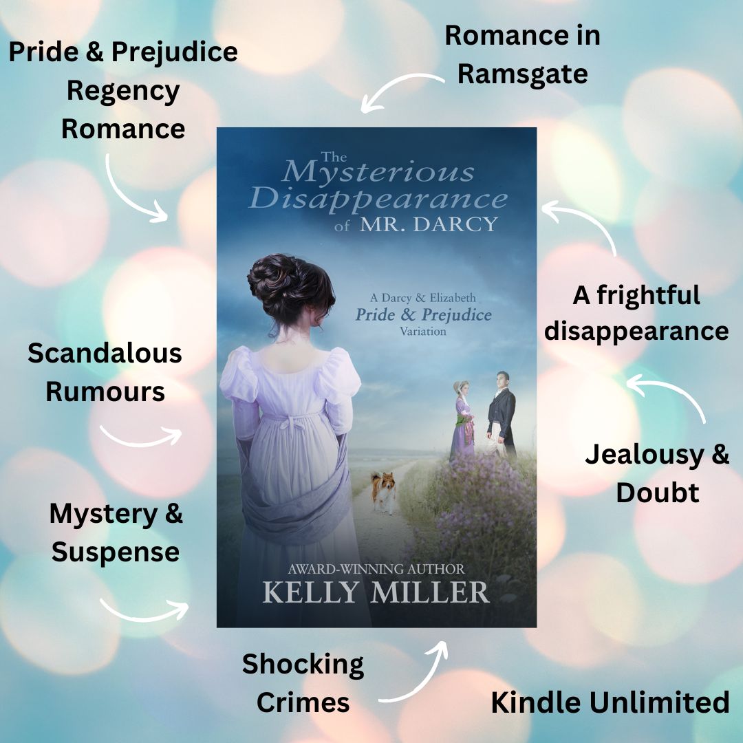 Kellyrei007's tweet image. Thanks, Susan!
Links: @SWilkingHoran @blujreviews 
“The Mysterious Disappearance of Mr. Darcy,” a #PrideandPrejudice #Regency #Mystery #Romance with #Bridgerton vibes!
bookgoodies.com/a/B0CW1D8T7J
On #KindleUnlimited! At #Audible!