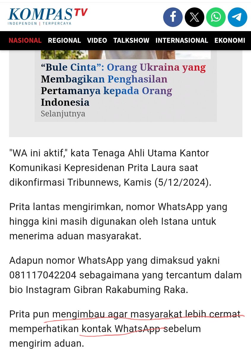 ferrykoto's tweet photo. Bukan masyarakat tak cermat mbak Tenaga Ahli @pco_ri, tapi memang flyer yg beredar sebelumnya kan nomor WA pengaduannya dgn 4 angka belakang adalah 2207, bukan 2204.

Jadi warganet, nomor pengaduan #LaporMasWapres yg benar adalah: 081117042204. Valid dan aktif.