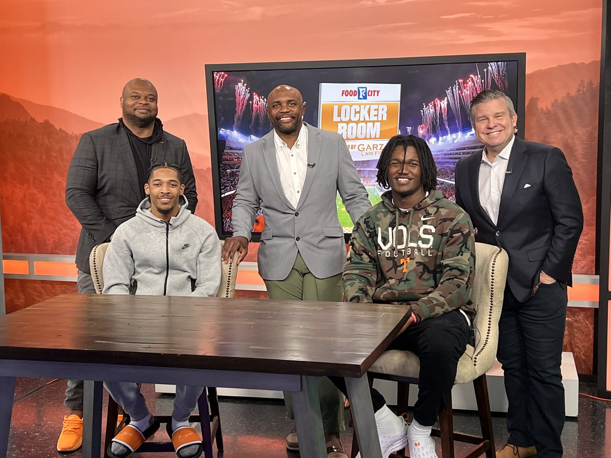 MARK PACKER (@packer_sports) on Twitter photo **Tennessee at Ohio State in CFB Playoff with Caleb Herring
**Vols expected to be #1 in nation on Monday with Zakai Ziegler
“Food City Locker Room, presented by Garza Law”
Sunday night:
Knoxville—ABC
Nashville—FOX
Tri Cities—FOX
<a href="/SwainEvent/">Jayson Swain</a> <a href="/utlockerroom/">Locker Room</a> **Tennessee at Ohio State in CFB Playoff with Caleb Herring
**Vols expected to be #1 in nation on Monday with Zakai Ziegler
“Food City Locker Room, presented by Garza Law”
Sunday night:
Knoxville—ABC
Nashville—FOX
Tri Cities—FOX
<a href="/SwainEvent/">Jayson Swain</a> <a href="/utlockerroom/">Locker Room</a>