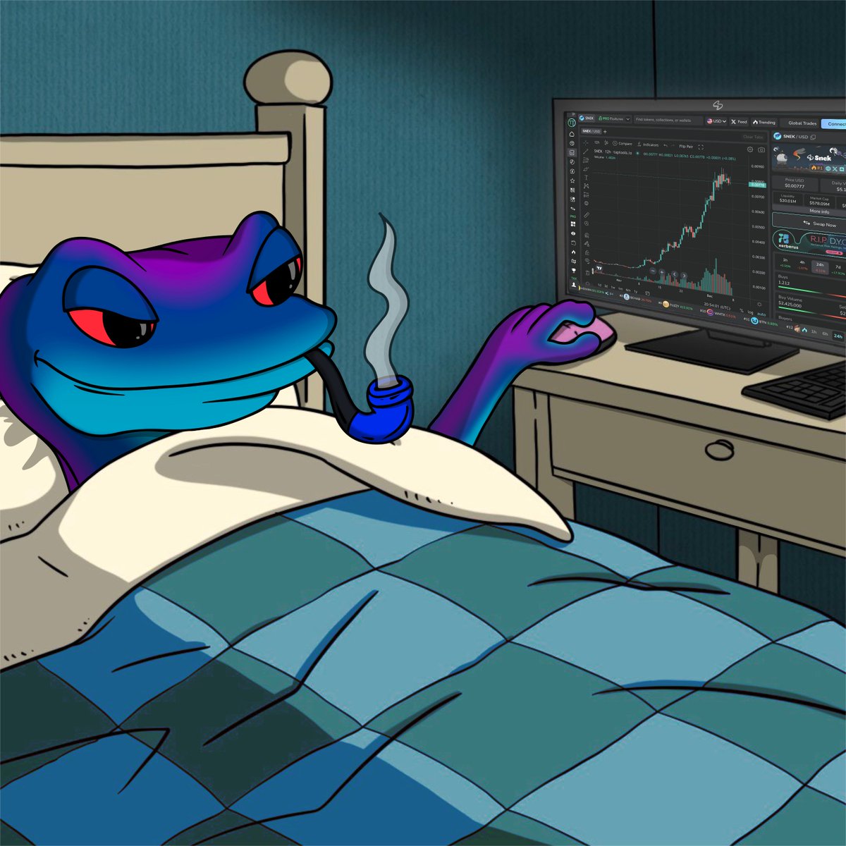 snek tweet picture