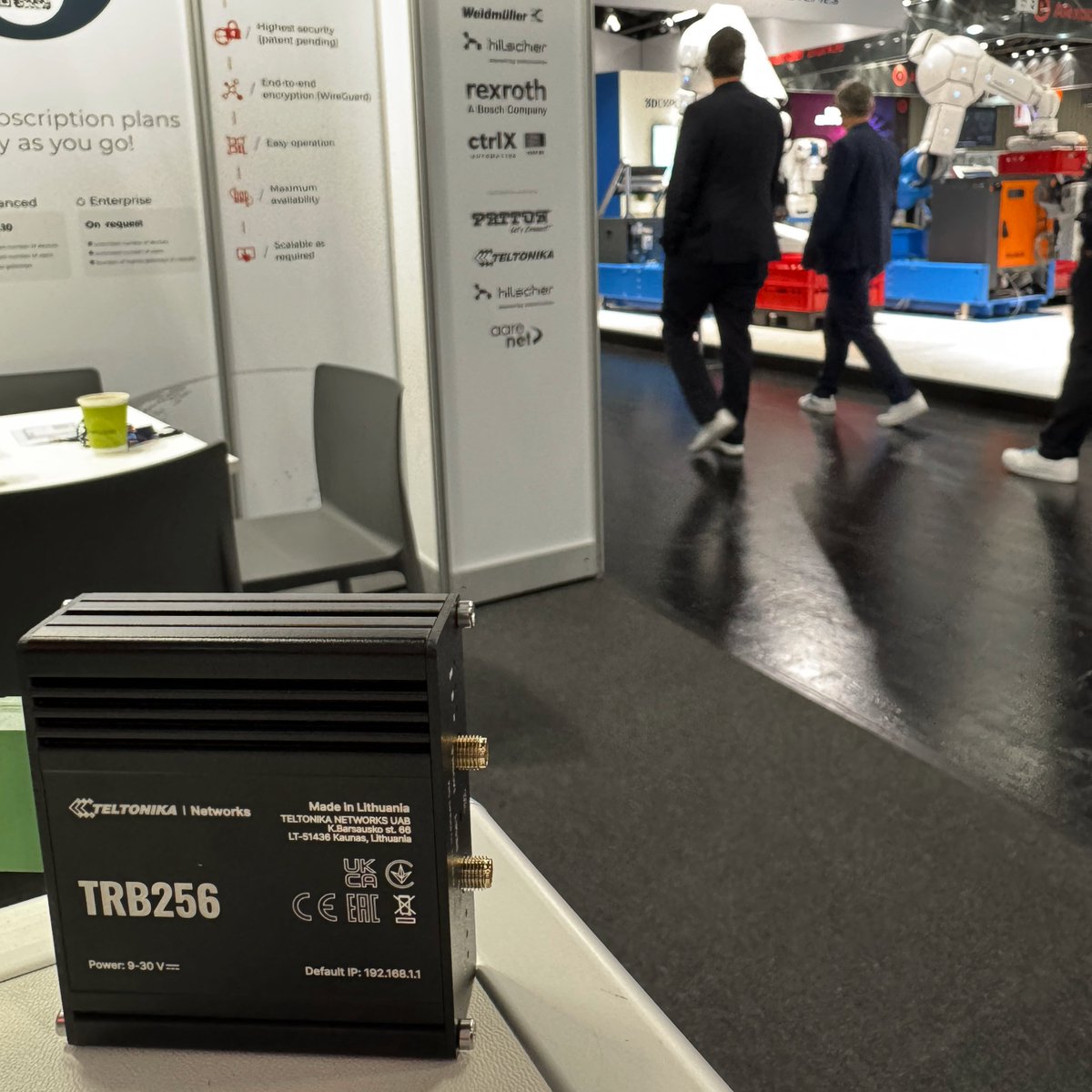 TeltonikaNET's tweet image. Recently, our #IoTdevices took the spotlight at the SPS – Smart Production Solutions Expo in #Nürnberg! 🚀

Our amazing friends from #Switzerland, Inalp, showcased the versatility of our #IoT portfolio 🌐, highlighting innovative #connectivity use cases!