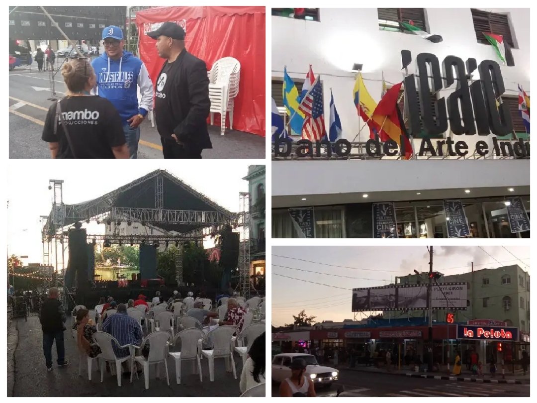 Continúa en #LaHabanaViveEnMí el Festival del Nuevo Cine Latinoamericano. Propuestas cinematográficas al aire libre y variadas actividades culturales caracterizan esta noche capitalina.