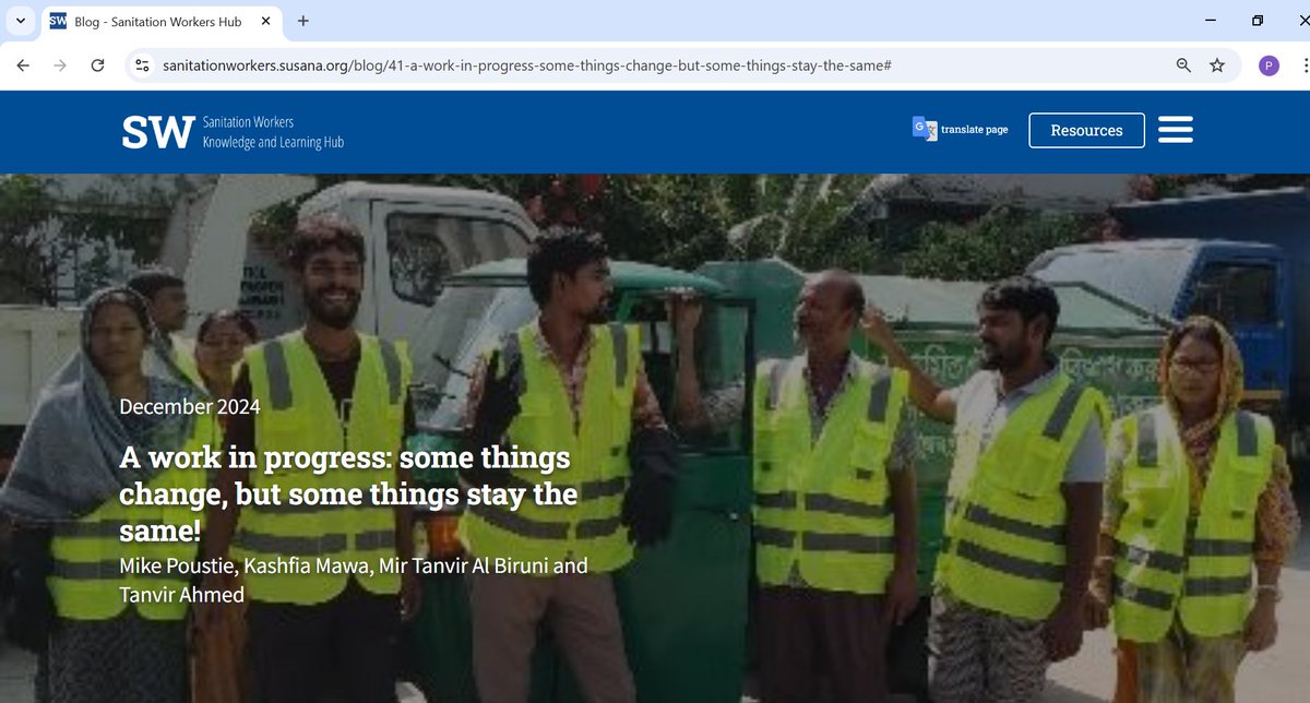 📸From lacking PPE to forming #cooperatives, #SanitationWorkers in #Bangladesh are documenting their journey through #Photovoice, highlighting both progress and persistent challenges in their field.
📜Read their narratives and the ongoing challenges: t.ly/etyBJ