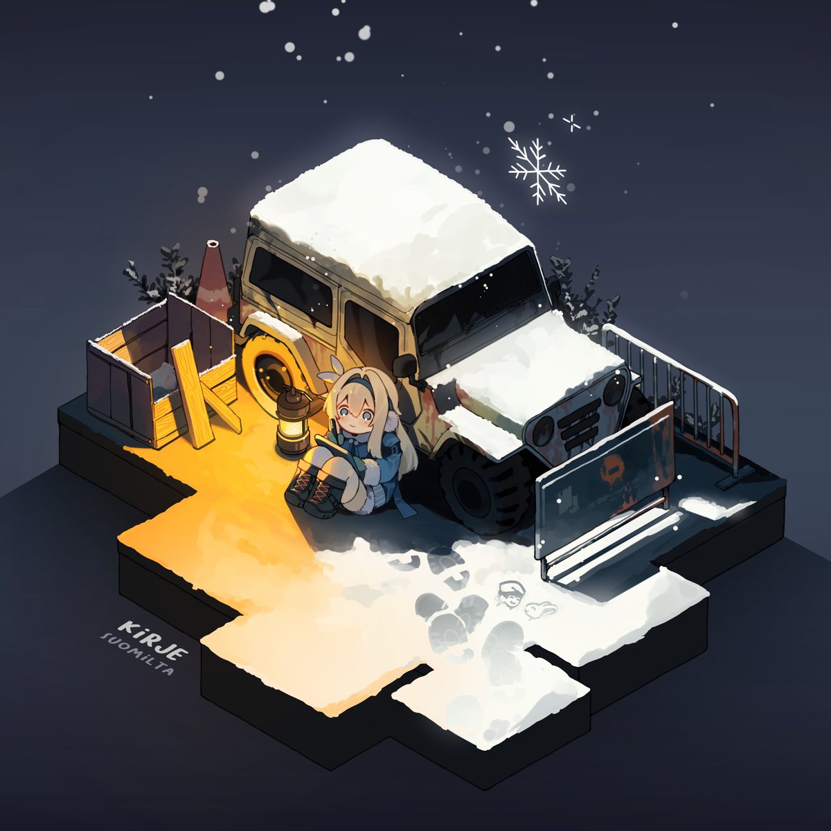 ak4ci's tweet image. a Letter from Suomi

#GirlsFrontline2Exilium #gfl2exiliumFanWorkContest