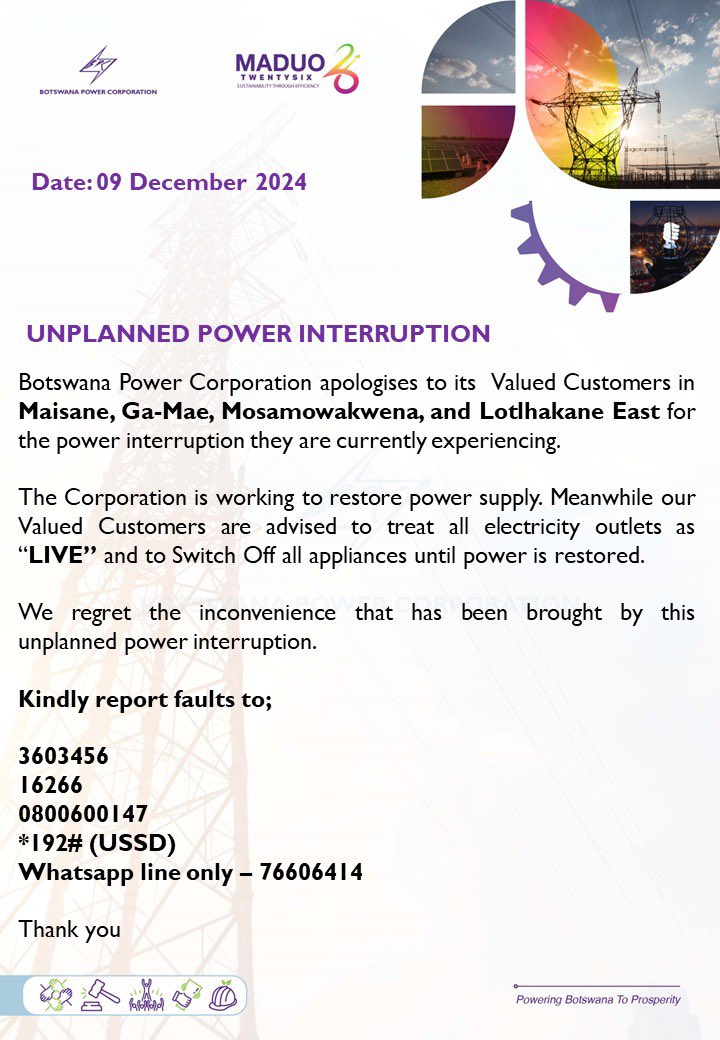 Botswana Power Corporation tweet media