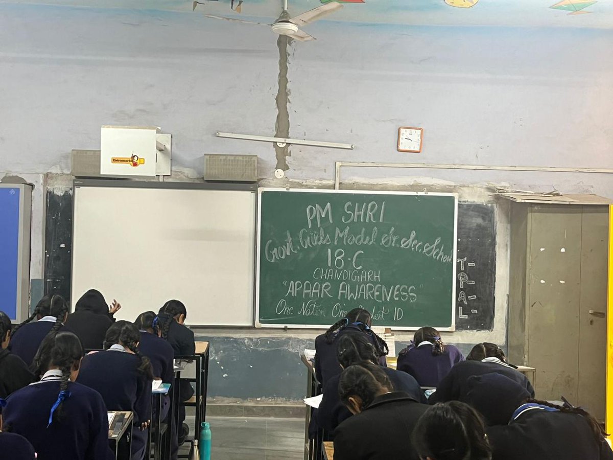 ggmsss18's tweet photo. #MegaAPAARIDDiwas
#OneNationOneStudentID
Creating awareness among students regarding AAPR ID card. Its usage, benefits and importance in their future academic pathways.
@EduMinOfIndia
@DselEduMinistry
@chandigarh_admn
@SchoolEduChd https://t.co/1vseLlWbZk