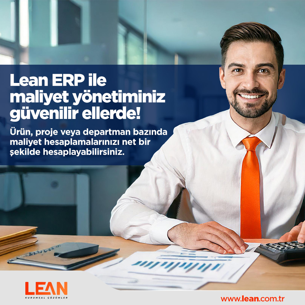 Lean ERP ile maliyet yönetiminiz güvenilir ellerde!

Ürün, proje veya departman bazında maliyet hesaplamalarınızı net bir şekilde hesaplayabilirsiniz.

Hemen bizimle iletişime geçin.

Lean Kurumsal Çözümler
lean.com.tr
0216 706 7165
#leanbilisim #lean #leanyazılım